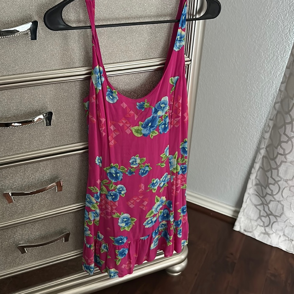Size medium Hollister floral print casual mini dress